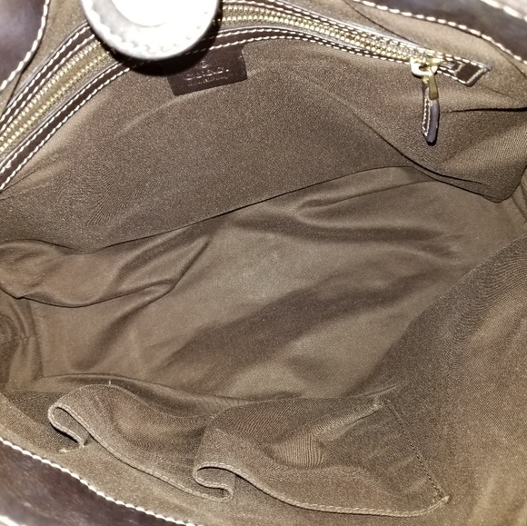 Auth Gucci Handbag Browns - Picture 6 of 8